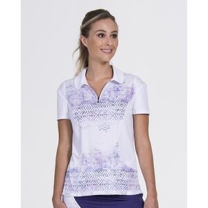 SwingDish Neon Harper Tribal Fade Polo Golf NT005-1  XS